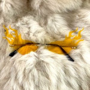 Orange Flame Sunglasses